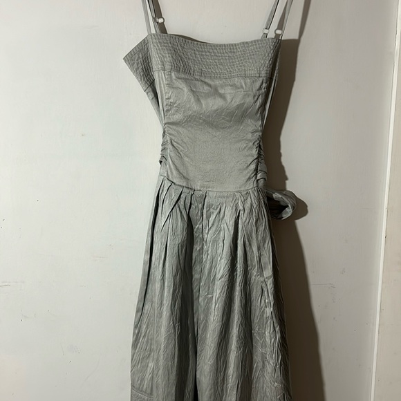 Calypso St. Barth, S, Vintage Style Dress, Grey, 100% SILK - Picture 2 of 4